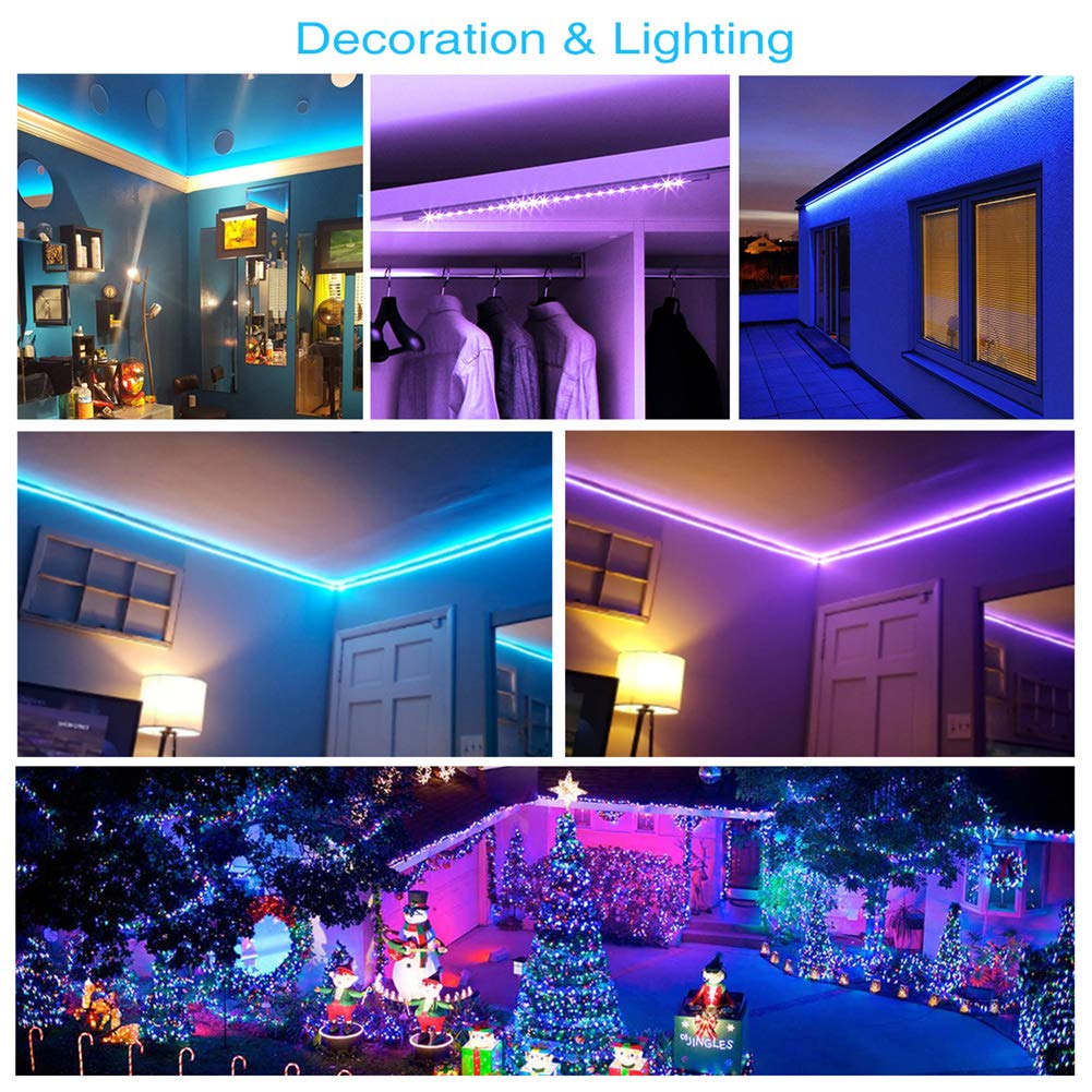 DC5V WS2813 (Upgraded WS2812B) Breakpoint-continue 144 LEDs Individually Addressable Digital LED Strip Lights (Dual Signal Wires), Waterproof Dream Color Programmable 5050 RGB Flexible LED Ribbon Light，1m/3.28ft
